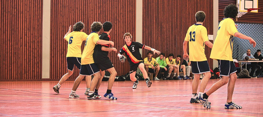 Sport und Coaching – Szene aus einem Handball-Spiel